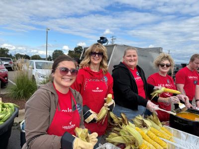 Image of our corn roasters at our community days in 2025